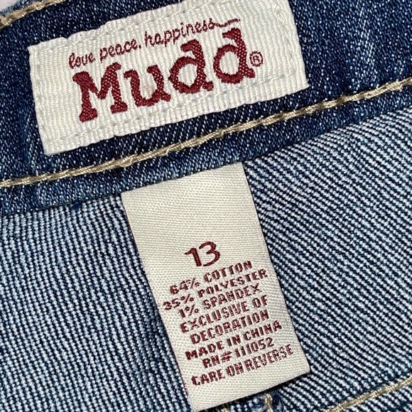Mudd embroidered Tribal Aztec Jean shorts, 13 - Picture 7 of 8